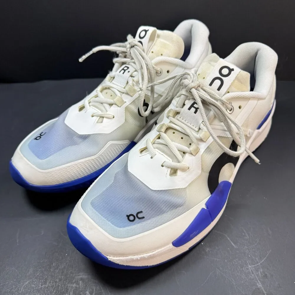 On The Roger Pro 2 Tennis Shoes Mens Size 13  White Blue On Cloud 3ME10300629